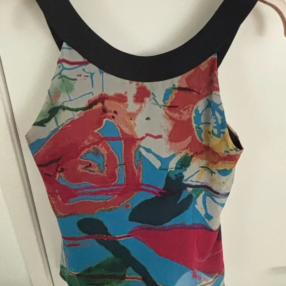 Armani Exchange Colorful Abstract Tank Top - Picture 2 of 4